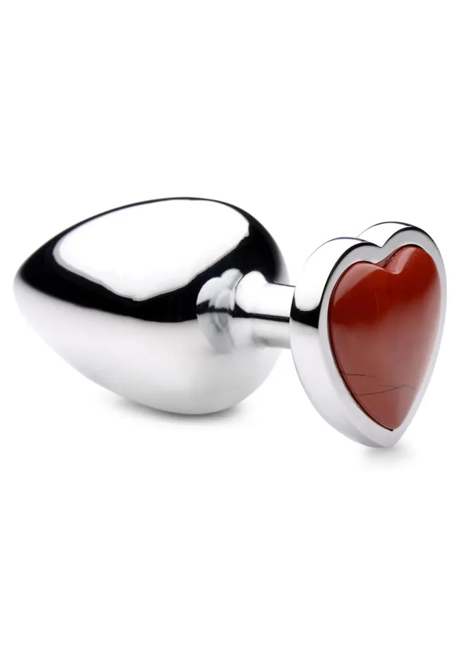 Anal Booty Sparks Booty Sparks Gemstones Red Jasper Heart Anal Plug