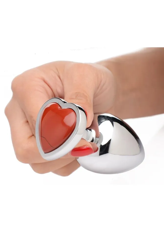 Anal Booty Sparks Booty Sparks Gemstones Red Jasper Heart Anal Plug