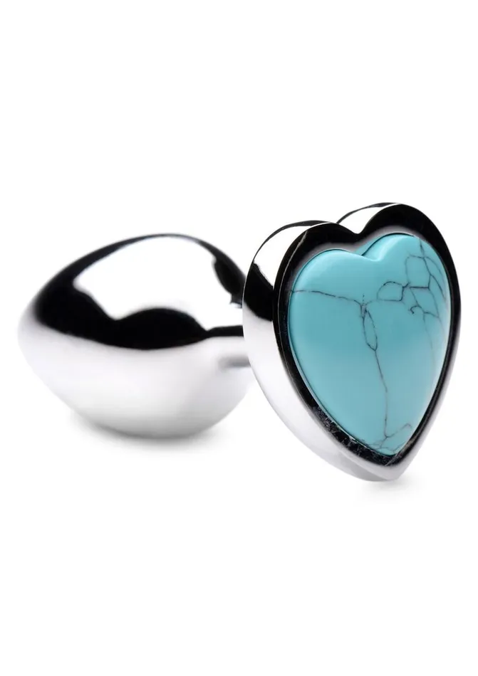 Anal Booty Sparks Gemstones Turquoise Heart Anal Plug Booty Sparks