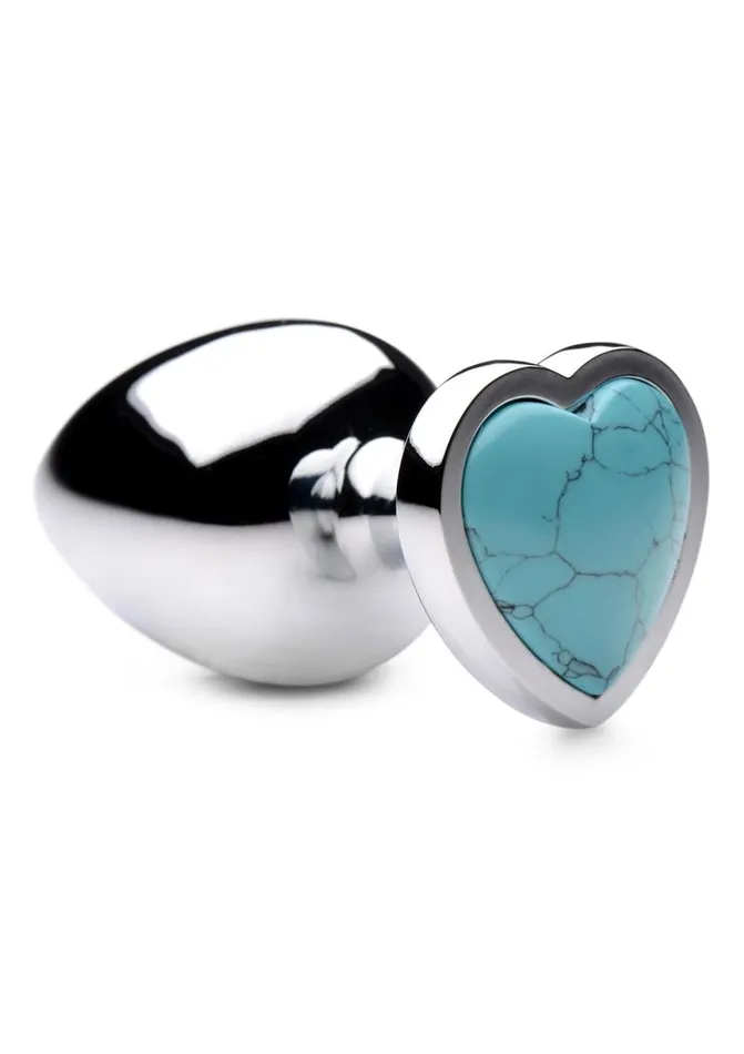 Anal Booty Sparks Gemstones Turquoise Heart Anal Plug Booty Sparks