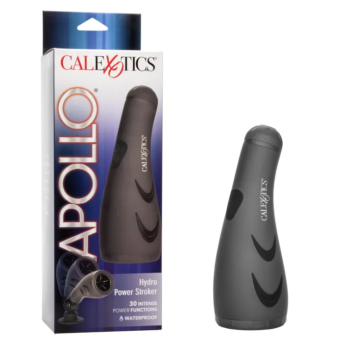 Apollo Hydro Power Stroker Gray CalExotics Male Sex Toys Apollo Hydro Power Stroker Gray CalExotics Male Sex Toys