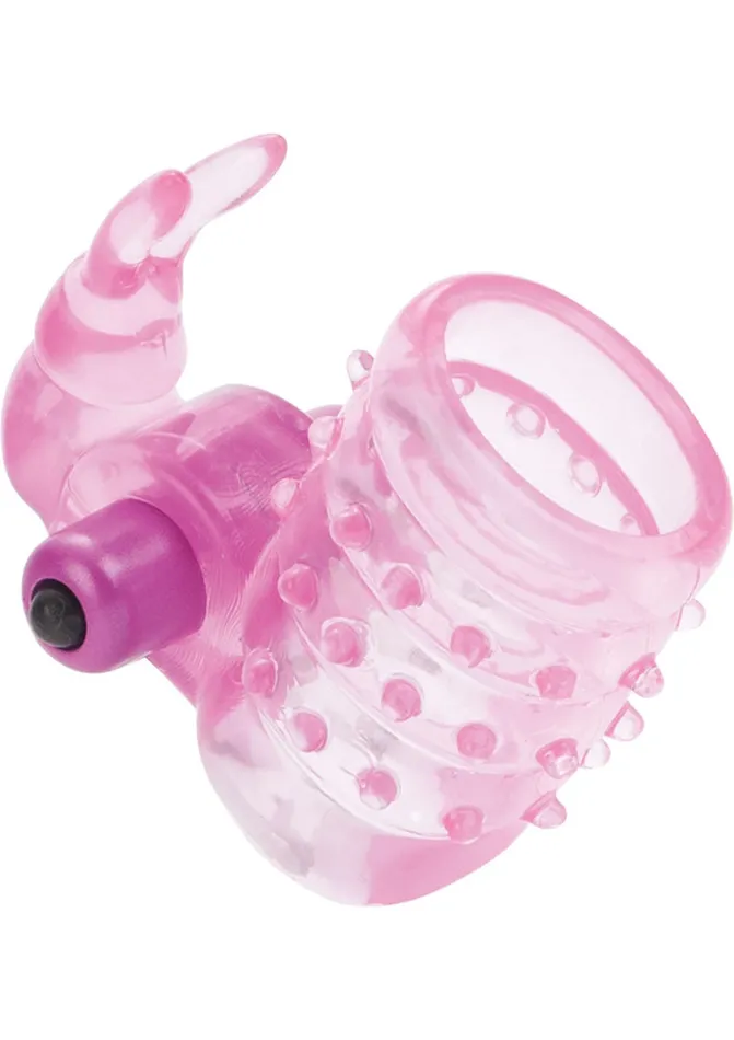 Basic Essentials Male Sex Toys Basic Essentials Stretchy Vibrating Bunny Enhancer Cock Ring with Clitoral Stimulation Basic Essentials Male Sex Toys Basic Essentials Stretchy Vibrating Bunny Enhancer Cock Ring with Clitoral Stimulation