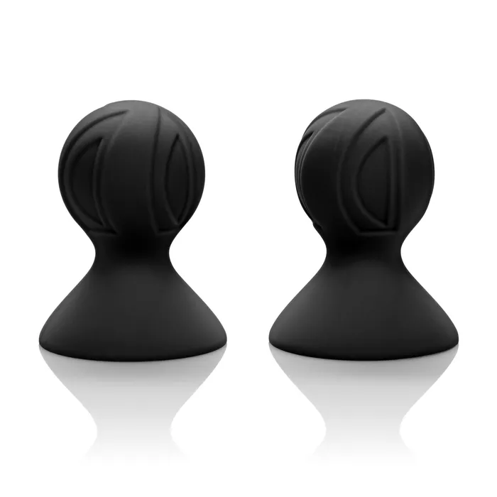 CalExotics Anal Nipple Play Silicone Pro Nipple Suckers Black