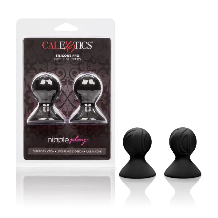 CalExotics Anal Nipple Play Silicone Pro Nipple Suckers Black CalExotics Anal Nipple Play Silicone Pro Nipple Suckers Black