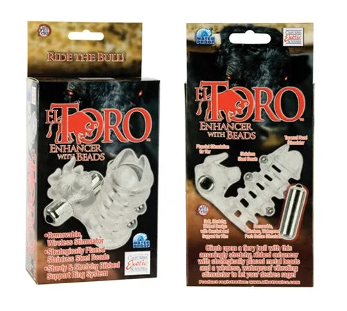 CalExotics Male Sex Toys El Toro Enhancer With Beads CalExotics Male Sex Toys El Toro Enhancer With Beads