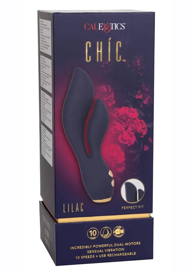 Chic Female Sex Toys Chic Lilac Rechargeable Silicone Rabbit Vibrator