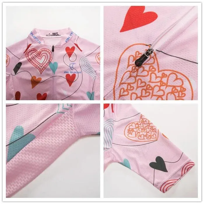 cj Couples Childrens Jersey Girl Suit Summer Sports Jersey Mountain Bike Bicycle Clothing Kit