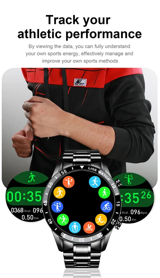 cj Vibrators Liges New Smart Watch Upgrade Smart Wearable Watch