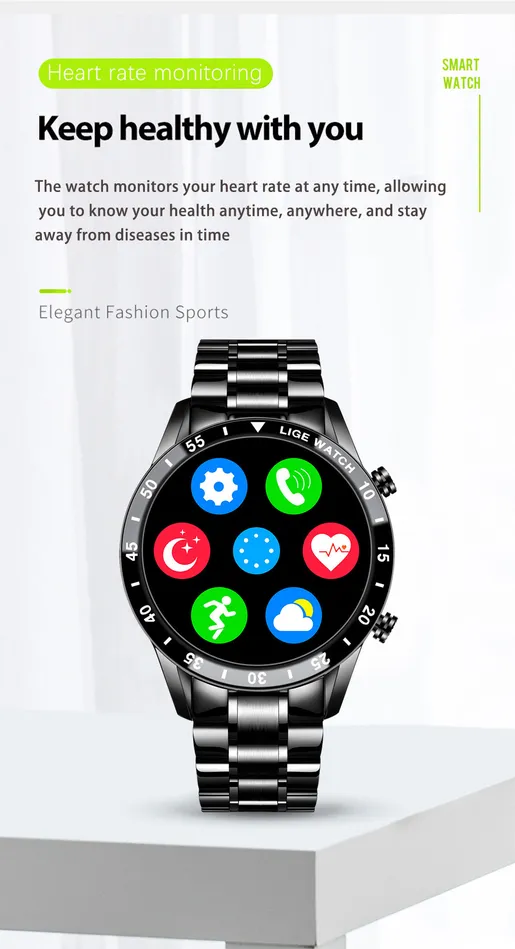 cj Vibrators Liges New Smart Watch Upgrade Smart Wearable Watch