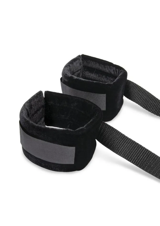 Couples Lux Fetish Lux Fetish Bondage Bed Strap and Flogger Kit