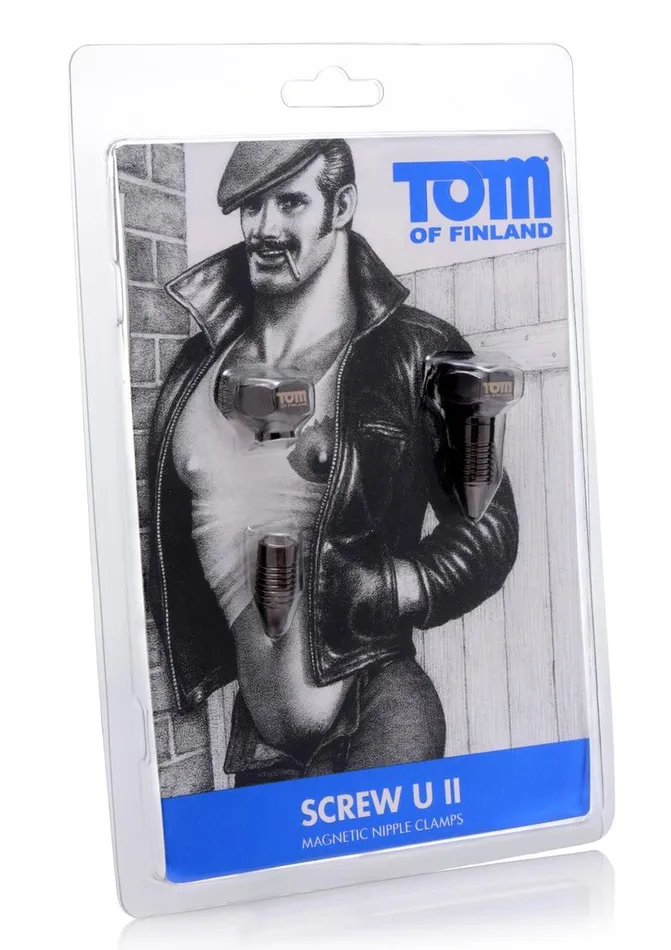 Couples TOM OF FINLAND Tom Of Finland Bros Pins Magnetic Nipple Clamps Couples TOM OF FINLAND Tom Of Finland Bros Pins Magnetic Nipple Clamps