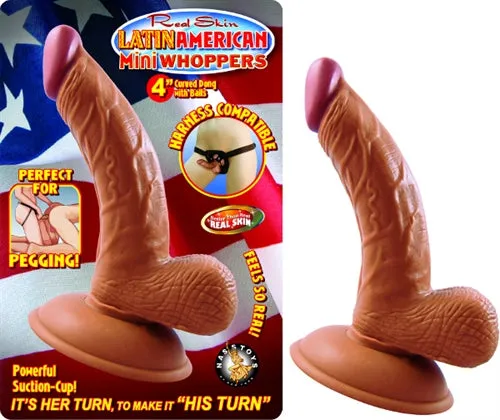 Dildos Latin American Mini Whoppers 4Inch Curved Dong With Balls Latin Latin Nasstoys Dildos Latin American Mini Whoppers 4Inch Curved Dong With Balls Latin Latin Nasstoys