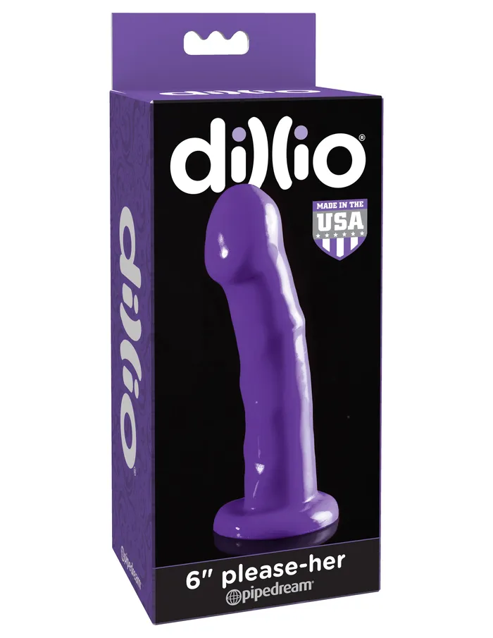 Dillio Purple 6 Inch Please Her Pipedream Anal Dillio Purple 6 Inch Please Her Pipedream Anal