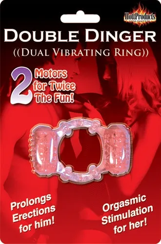 Double Dinger Magenta Hott Products Dildos