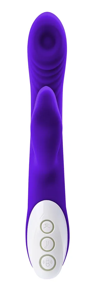 Evolved Novelties Vibrators Lick Me Triple Stim Vibe Purple