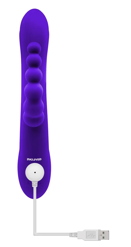 Evolved Novelties Vibrators Lick Me Triple Stim Vibe Purple