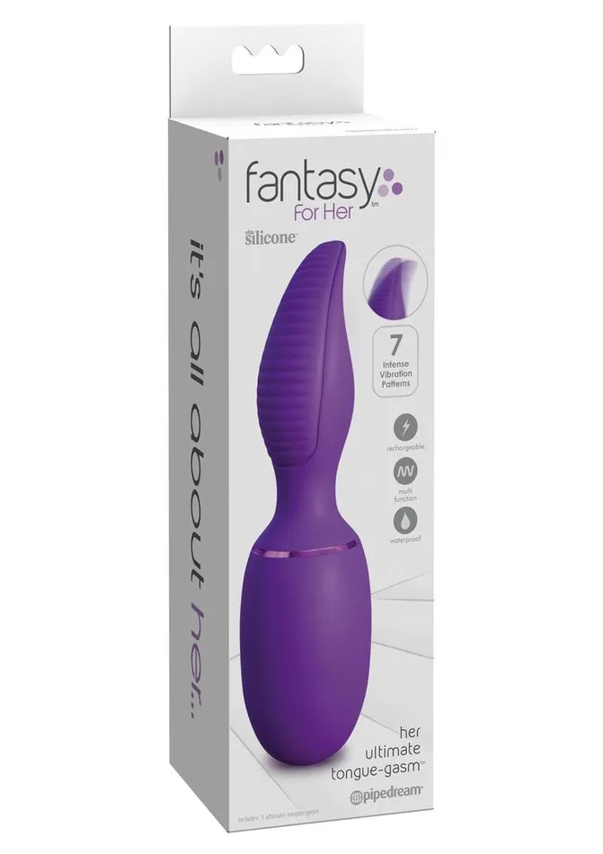 Fantasy For Her Female Sex Toys Fantasy For Her Ultimate TongueGasm Vibrator Waterproof Rechargeable Fantasy For Her Female Sex Toys Fantasy For Her Ultimate TongueGasm Vibrator Waterproof Rechargeable