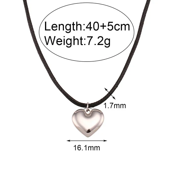 Fashion Jewelry Womens Stainless Steel Rope Chain Peach Necklace cj Dildos