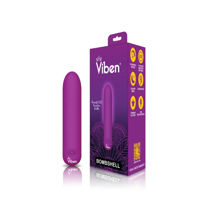 Female Sex Toys Bombshell Berry Mighty Bullet Viben