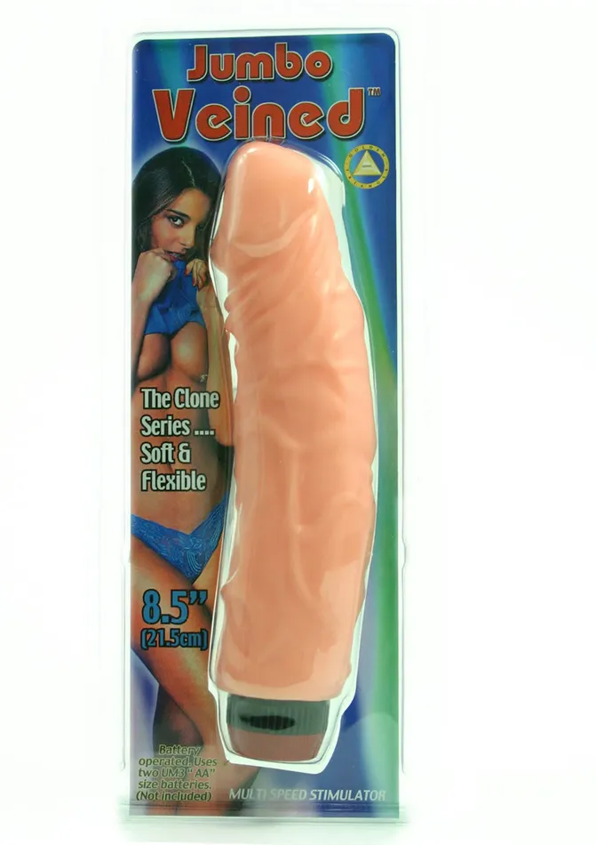 Female Sex Toys Golden Triangle Jumbo Veined Vibrator