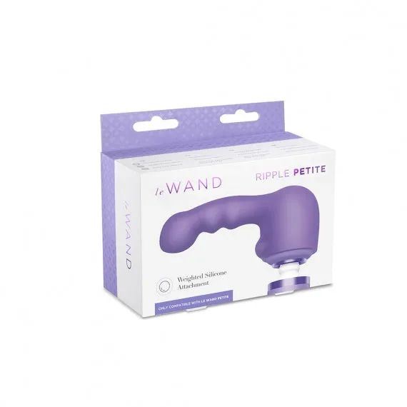 Female Sex Toys Le Wand Le Wand Petite Massager Ripple Attachment Violet