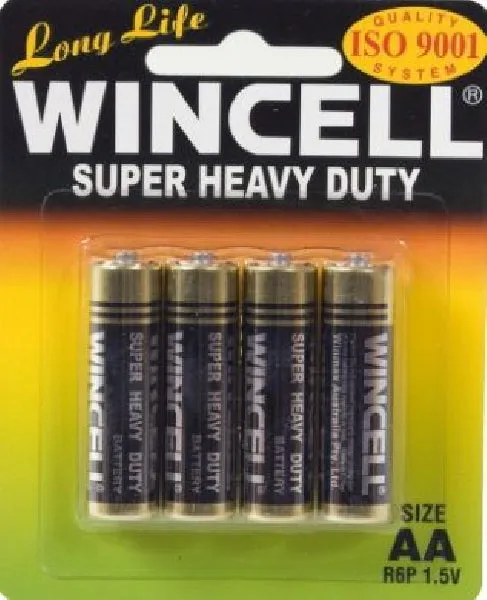 Female Sex Toys LonBrook Wincell Super Heavy Duty AA Carded 4Pk Battery