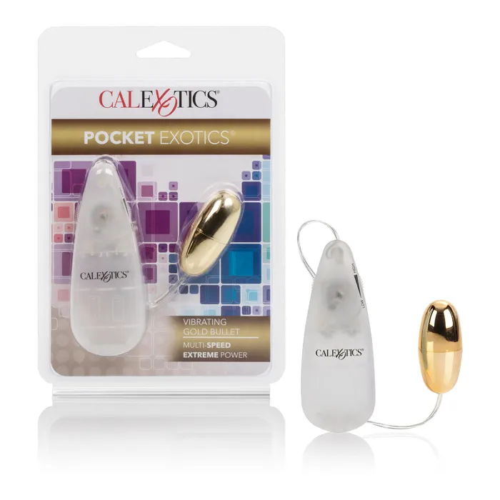 Female Sex Toys Sale Pocket Exotics Vibrating Gold Bullet