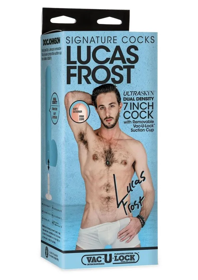 Female Sex Toys Signature Cocks Signature Cocks Ultraskyn Lucas Frost Dildo with Removable Suction Cup Female Sex Toys Signature Cocks Signature Cocks Ultraskyn Lucas Frost Dildo with Removable Suction Cup