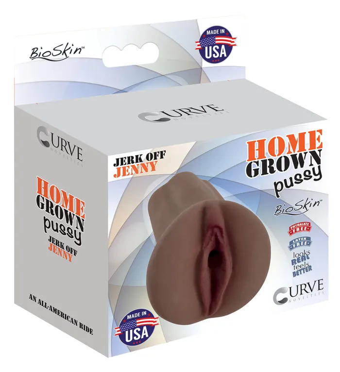 Home Grown Jerk Off Jenny Chocolate Curve Toys Vibrators
