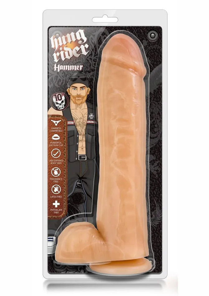 Hung Rider Hung Rider Hammer Dildo with Balls Female Sex Toys