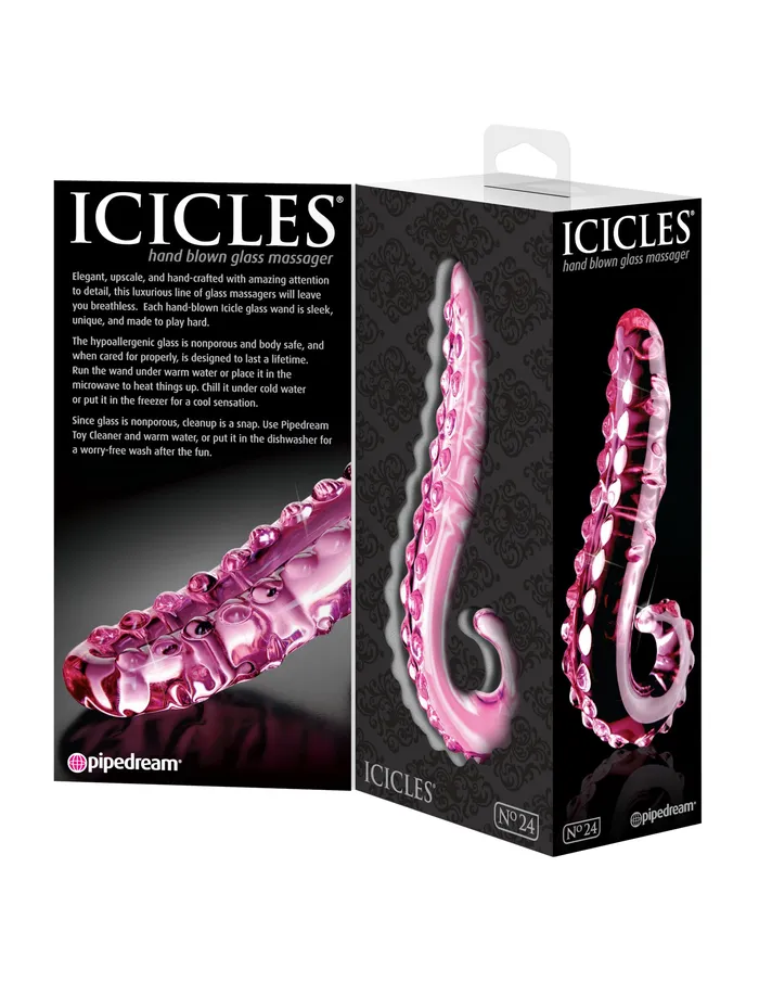 Icicles No 24 Pink Pipedream Vibrators Icicles No 24 Pink Pipedream Vibrators