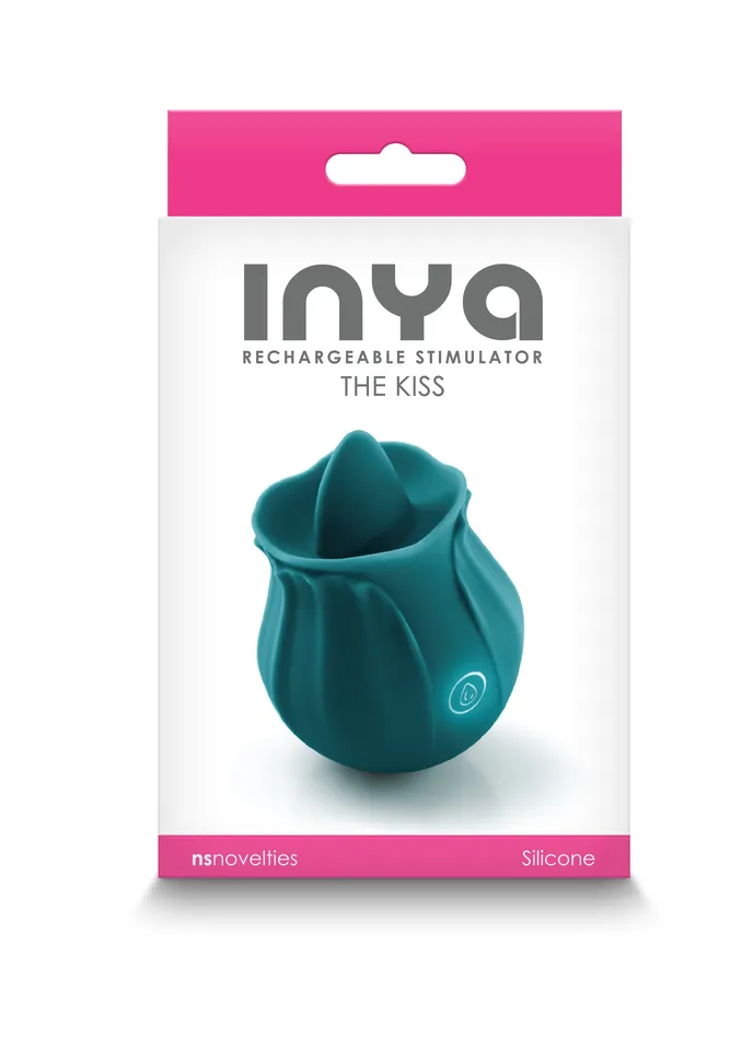 Inya the Kiss Dark Teal nsnovelties Vibrators Inya the Kiss Dark Teal nsnovelties Vibrators