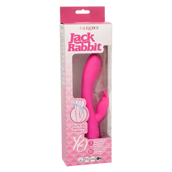 Jack Rabbit Elite Rocking Rabbit Pink CalExotics Vibrators Jack Rabbit Elite Rocking Rabbit Pink CalExotics Vibrators
