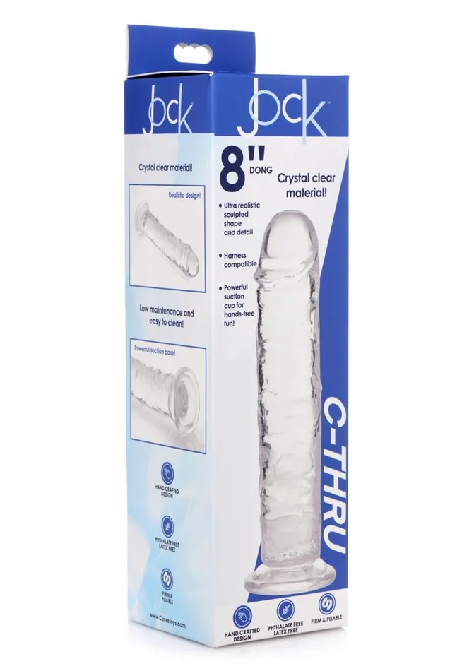 Jock Dildos Jock CThru Slim Realistic Dong