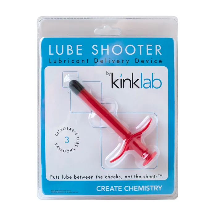 Kinklab Vibrators Lube Shooter Red