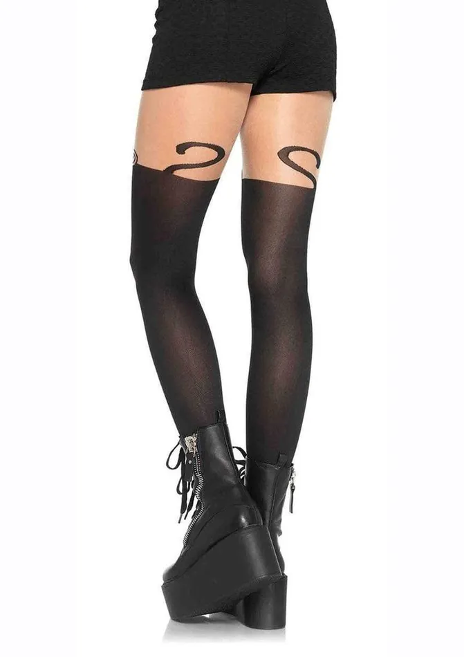 Leg Avenue Male Sex Toys Leg Avenue Spandex Monkey Business Opaque Pantyhose with Curvy Tail Leg Avenue Male Sex Toys Leg Avenue Spandex Monkey Business Opaque Pantyhose with Curvy Tail