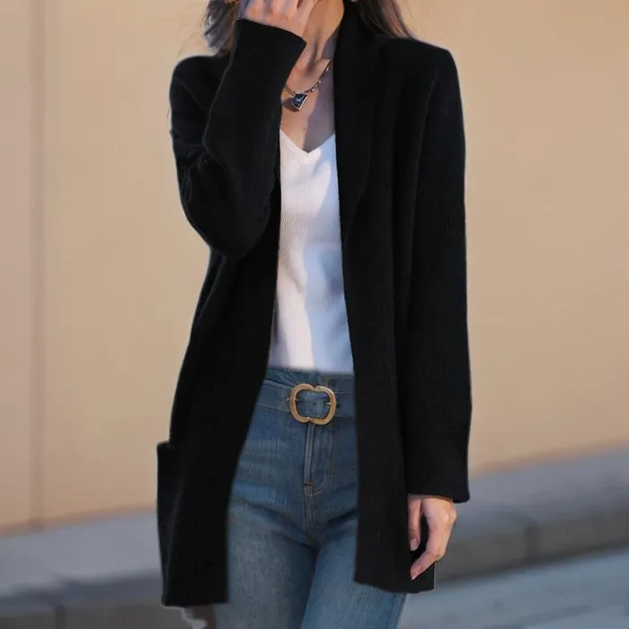 Loose Pockets Sweater Coat For Women cj Anal