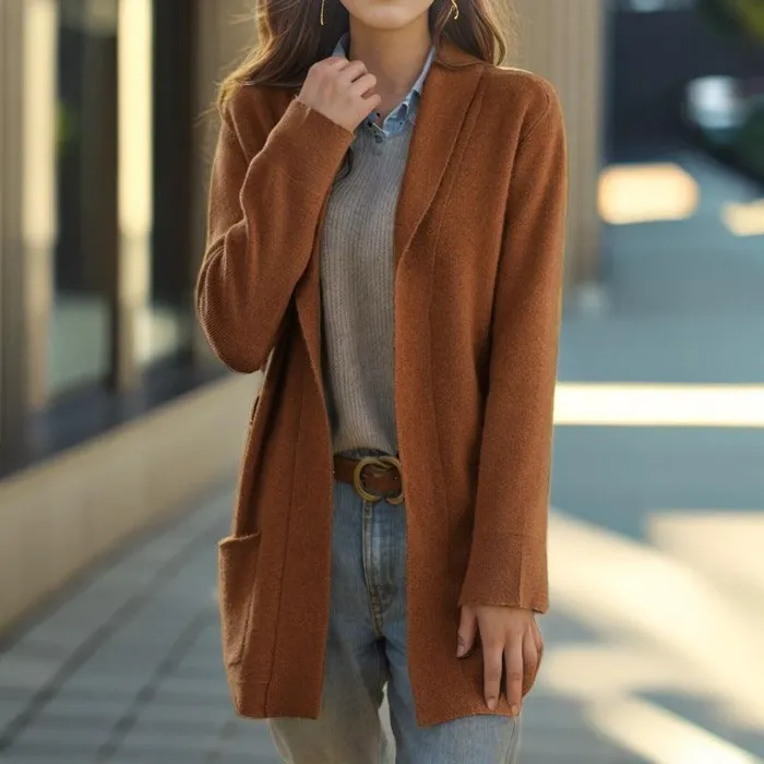Loose Pockets Sweater Coat For Women cj Anal