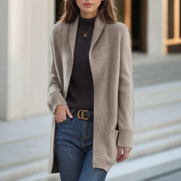 Loose Pockets Sweater Coat For Women cj Anal