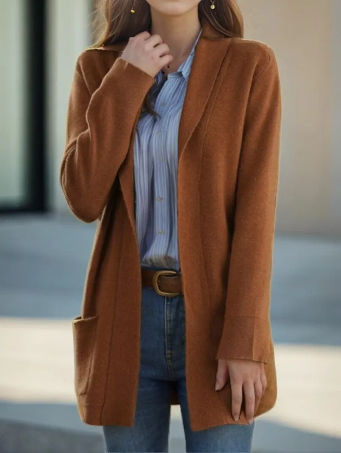 Loose Pockets Sweater Coat For Women cj Anal