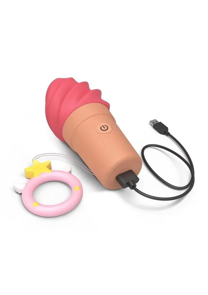 Love to Love Female Sex Toys Candice Rechargeable Silicone Clitoral Stimulator Raspberry Jolly