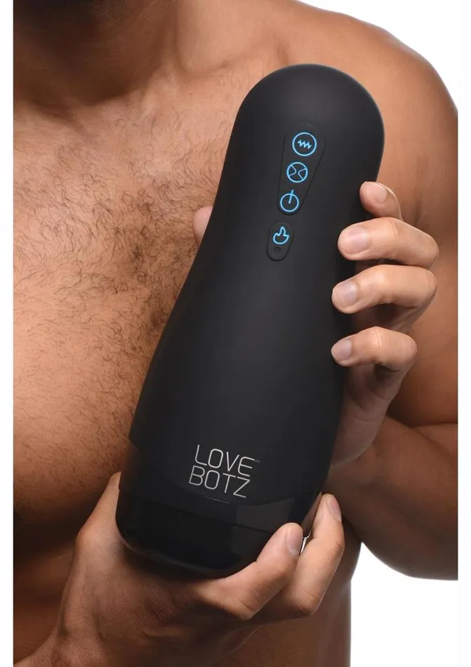 Lovebotz Handheld Milker Rechargeable 15x Sucking Masturbator Lovebotz Male Sex Toys