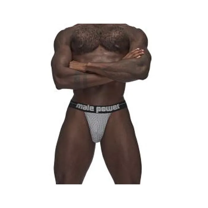 Male Power Male Sex Toys Male Power Sexagon Strappy Ring Jock Grey