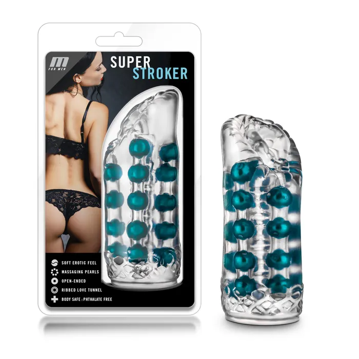 Male Sex Toys Blush M for Men Super Stroker Clear