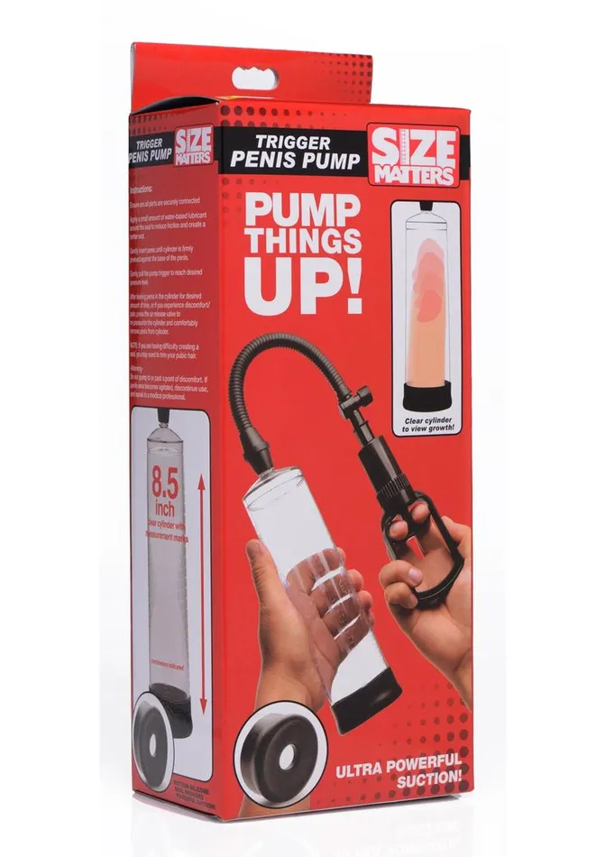 Male Sex Toys Size Matters Trigger Penis Pump Size Matters
