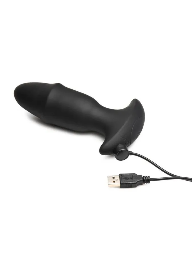 Male Sex Toys Thunder Plugs Thunder Plug Butt Slider 7x Sliding Ring Silicone Rechargeable Missle Plug with Remote Control