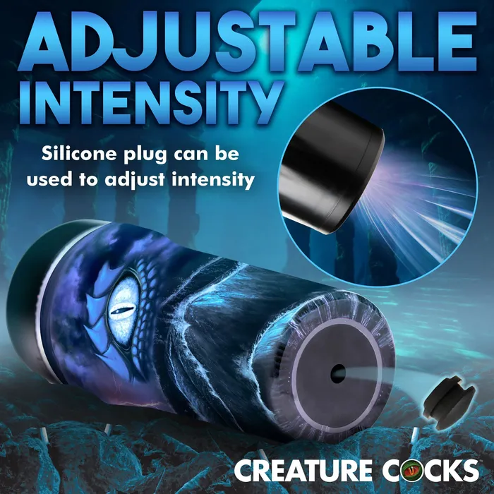 Male Sex Toys XR Brands Creature Cocks Pussidon Sea Monster Stroker Blue