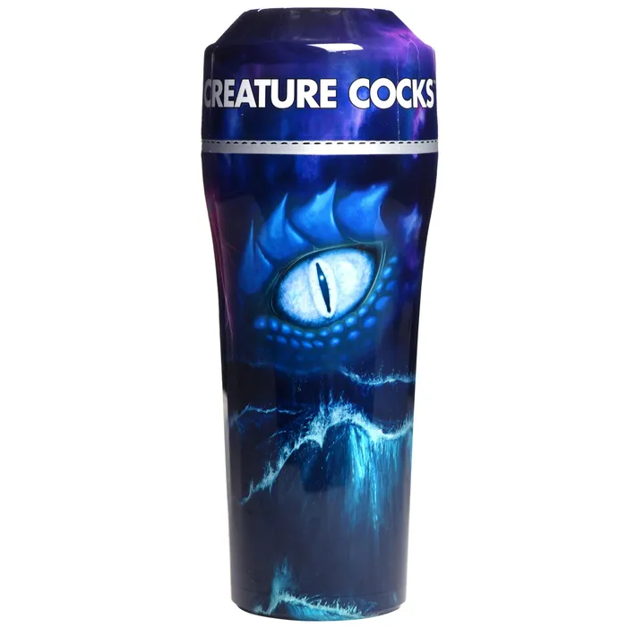 Male Sex Toys XR Brands Creature Cocks Pussidon Sea Monster Stroker Blue