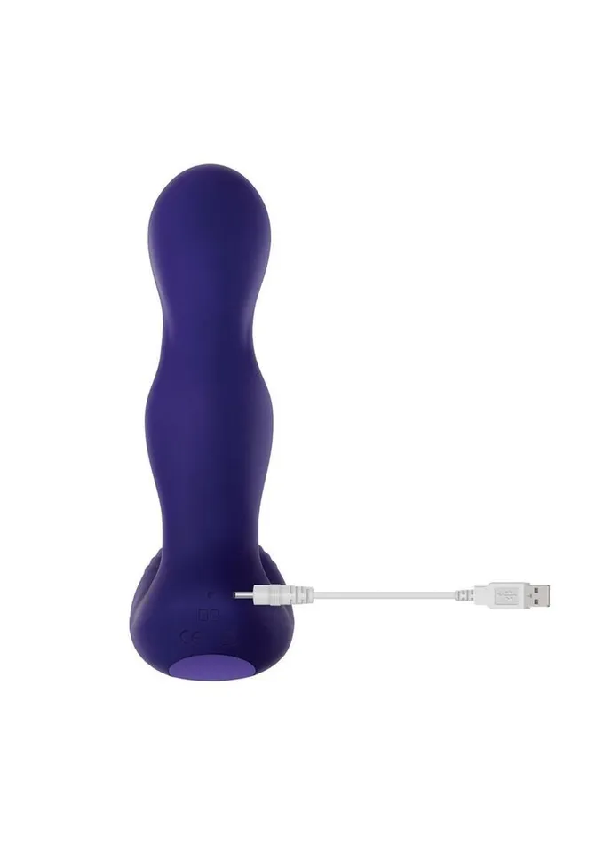Male Sex Toys Zero Tolerance Zero Tolerance The Rocker Rechargeable Silicone Vibrating Prostate Massager with Remote Control