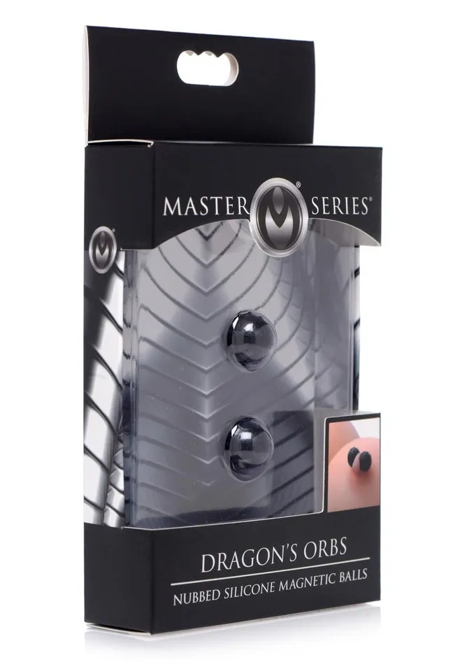 Master Series Dildos Master Series Dragons Orbs Nubbed Silicone Magnetic Balls